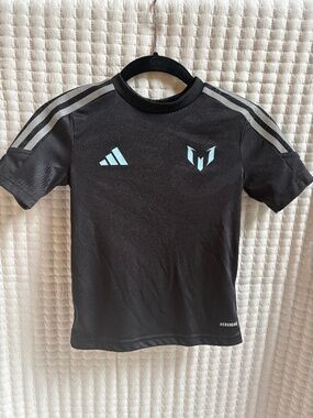 Adidas Messi AEROREADY Black Soccer Training Jersey Kids 7–8 Years